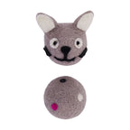 Colorful Felt Stretch Ball Cat Toy Pet