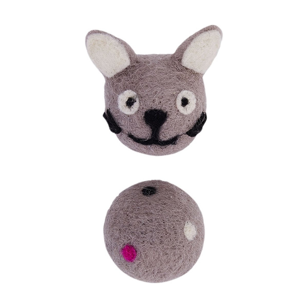 Colorful Felt Stretch Ball Cat Toy Pet