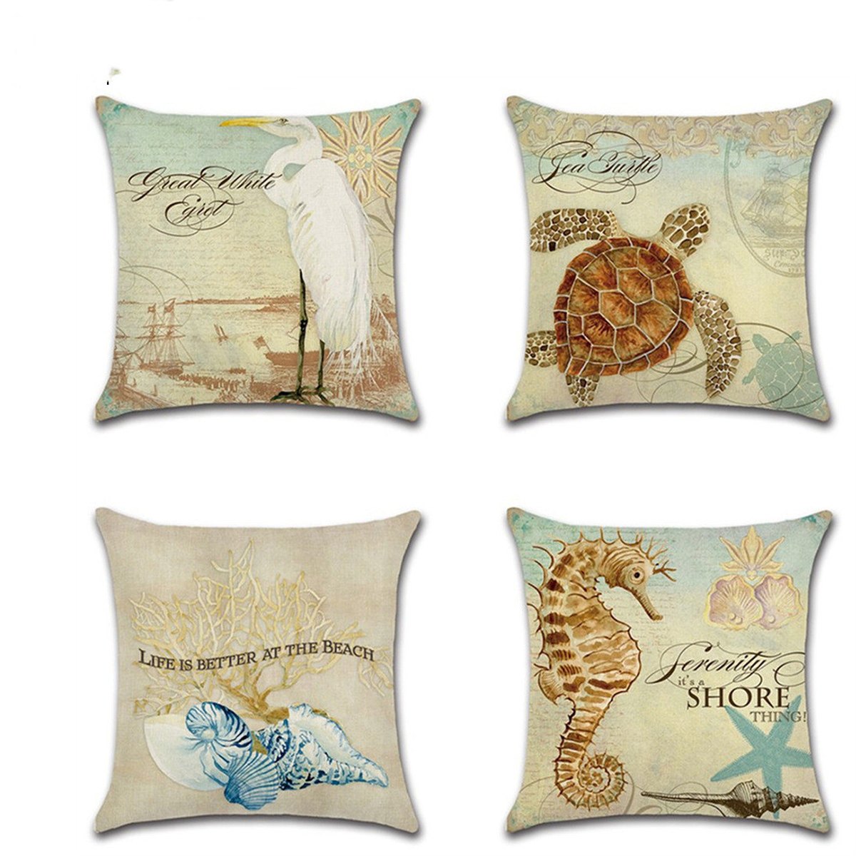 Conch Pillow Cover Cushion