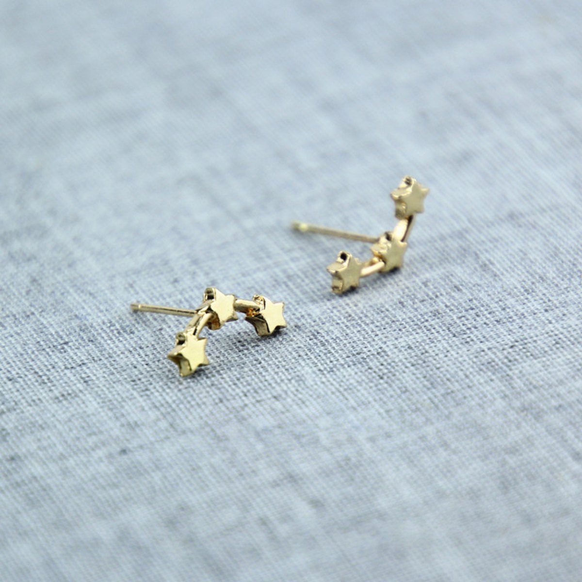 Constellation Stud Earrings Silver Mini