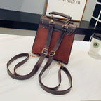 Contrasting Retro Small Backpack