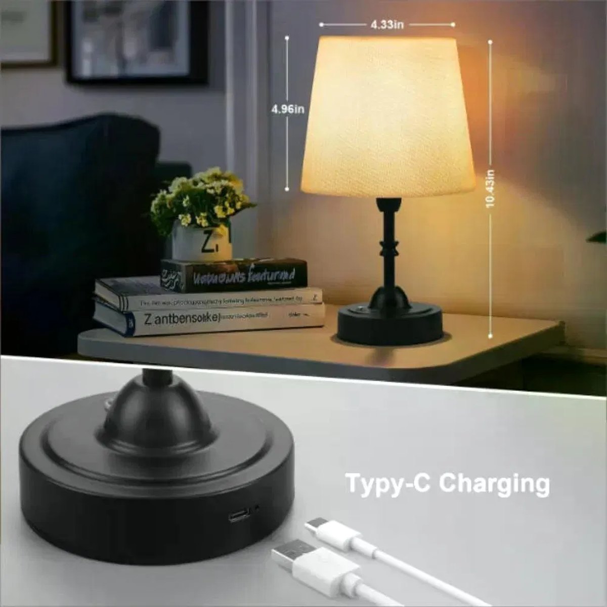 Cordless Touch Table Lamp