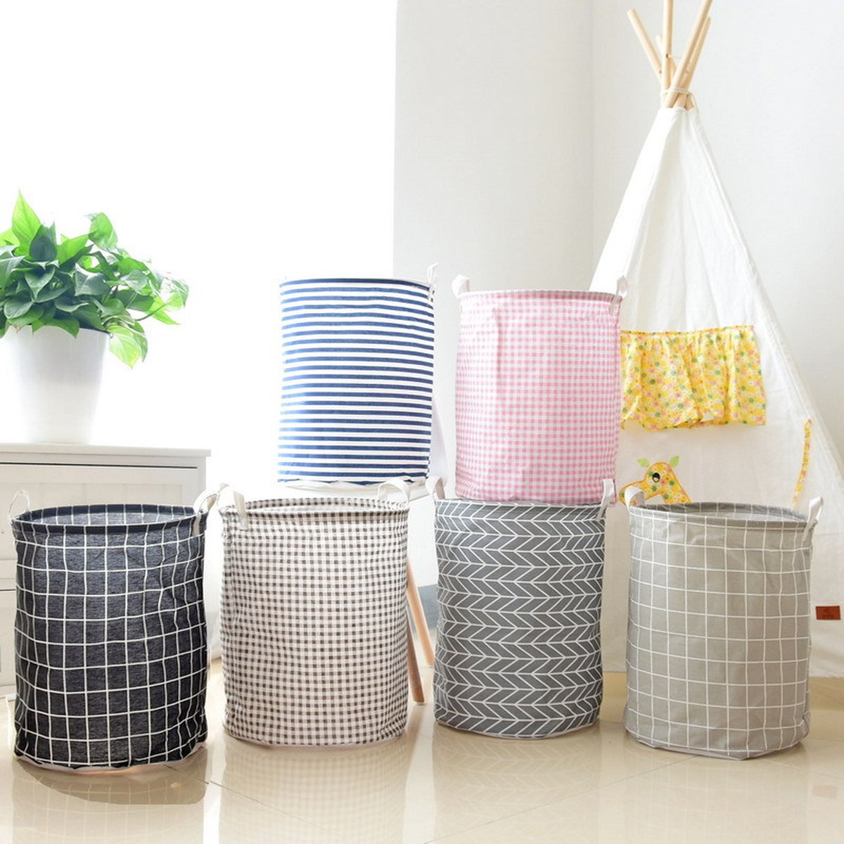Cotton Linen Storage Containers
