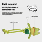 Cotton String Dog Toy Interactive Biting