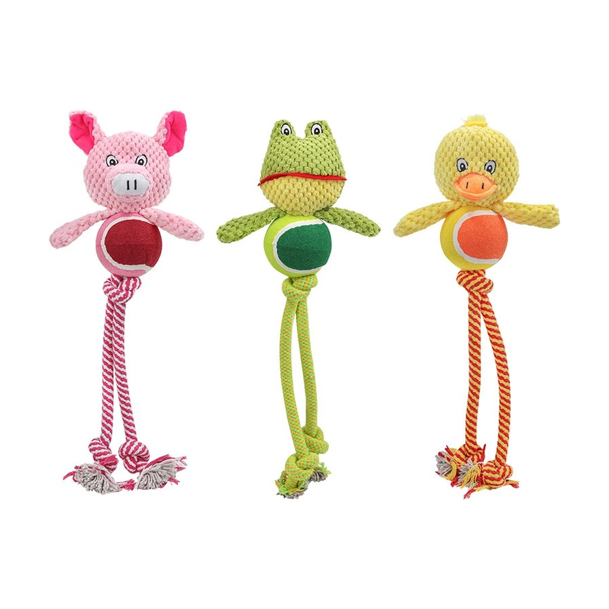 Cotton String Dog Toy Interactive Biting