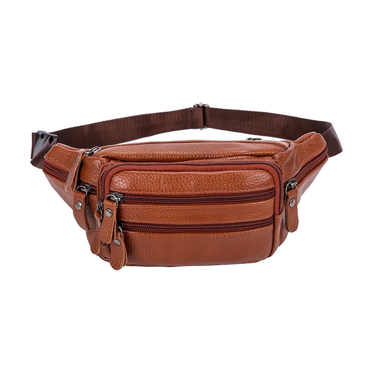 Cowhide Belt Bag Leather Shoulder Chest