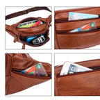 Cowhide Belt Bag Leather Shoulder Chest