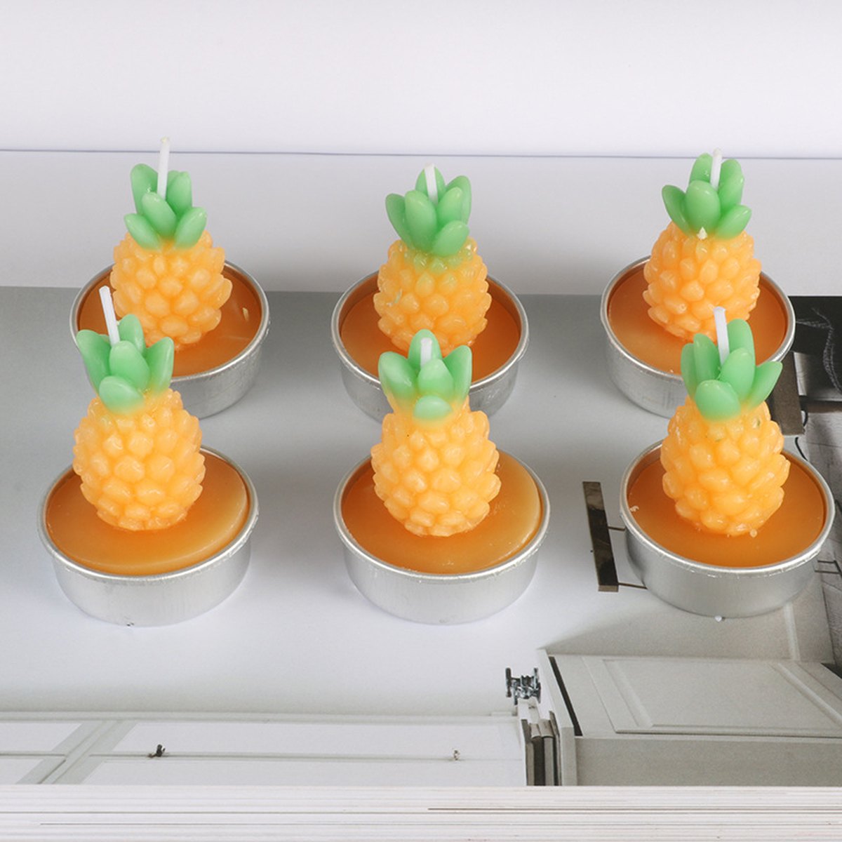 Craft Creativity Expresses Pineapple Candles