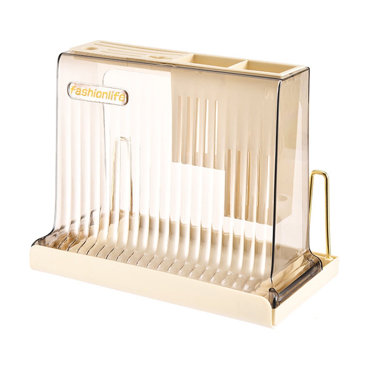 Cream Kitchen Storage Shelf