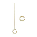 Creative Asymmetric Ear Cuff Without Piercing