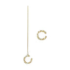 Creative Asymmetric Ear Cuff Without Piercing