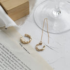 Creative Asymmetric Ear Cuff Without Piercing
