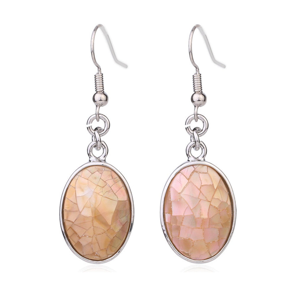 Creative Natural Shell Earrings Oval