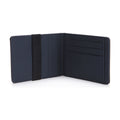 Cross Pattern PU Elastic Band Card Holder