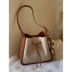 Crossbody Bucket Tote Bag