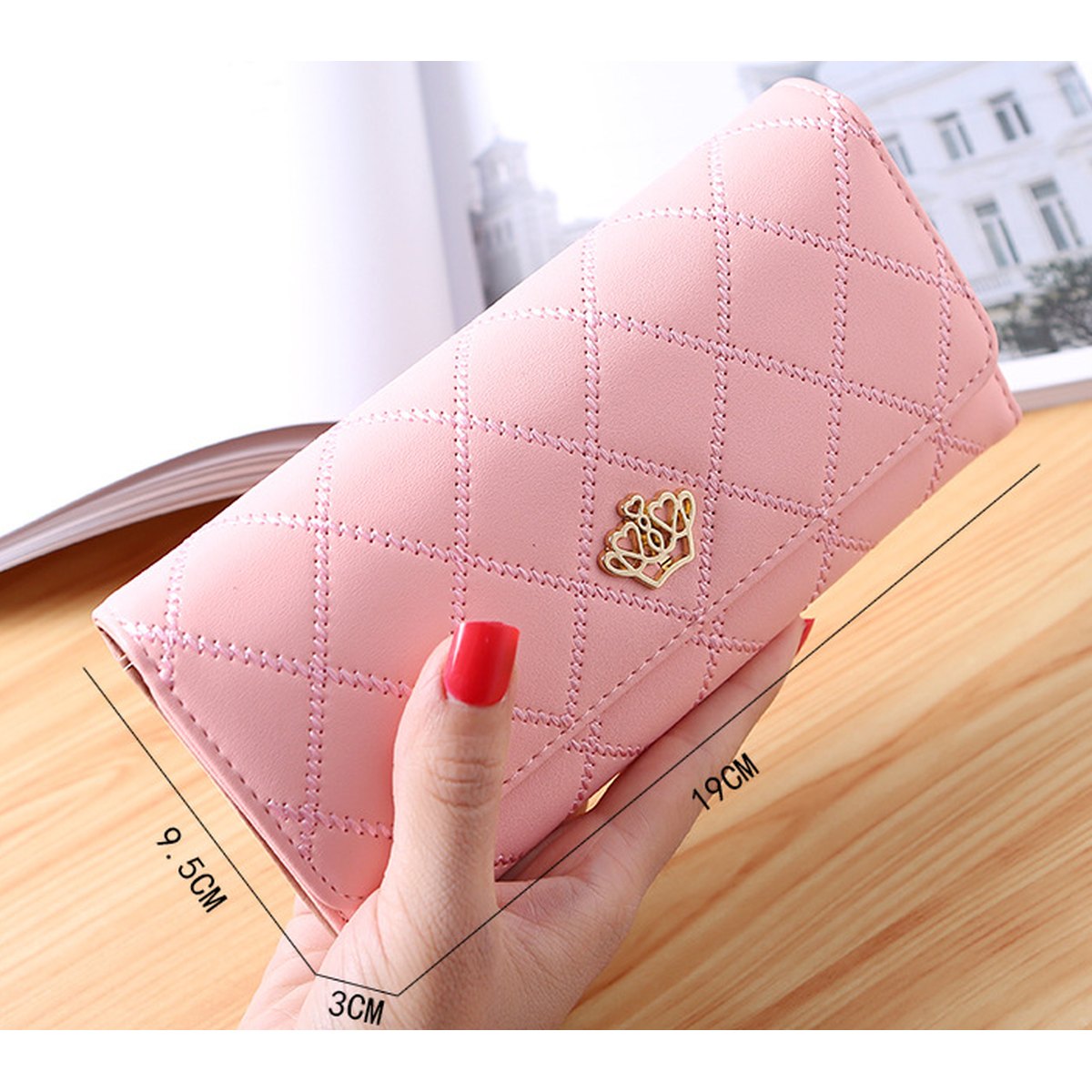 Crown Wallet Embroidered