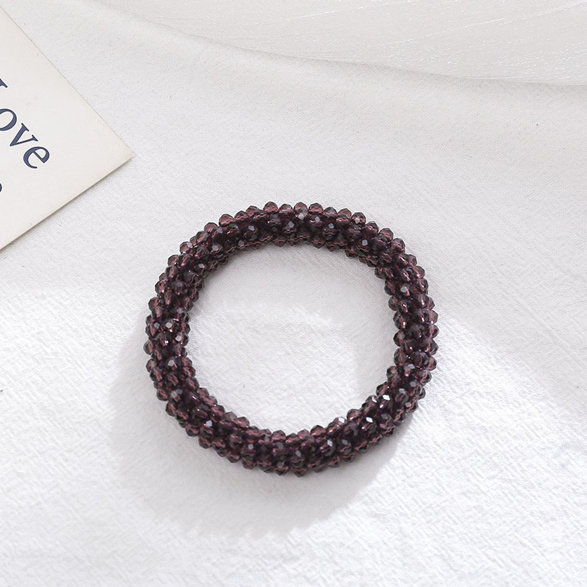 Crystal Hair Tie Jewelry Multicolor