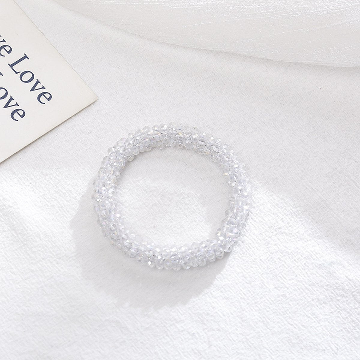 Crystal Hair Tie Jewelry Multicolor