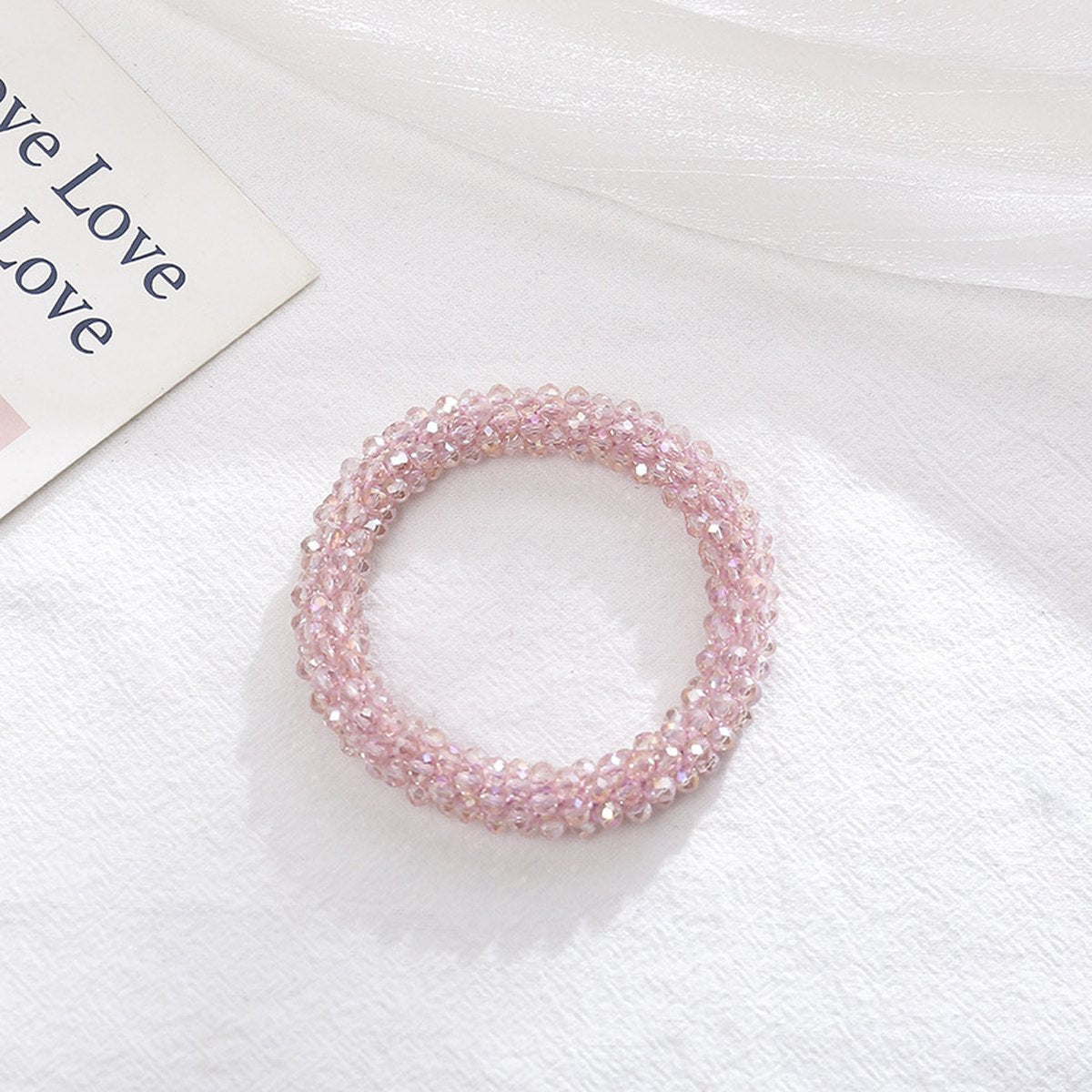 Crystal Hair Tie Jewelry Multicolor
