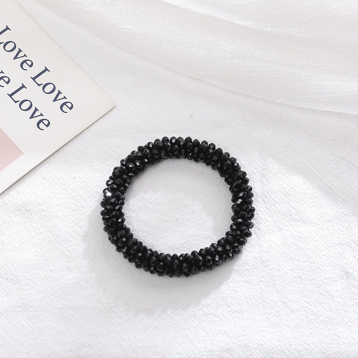 Crystal Hair Tie Jewelry Multicolor