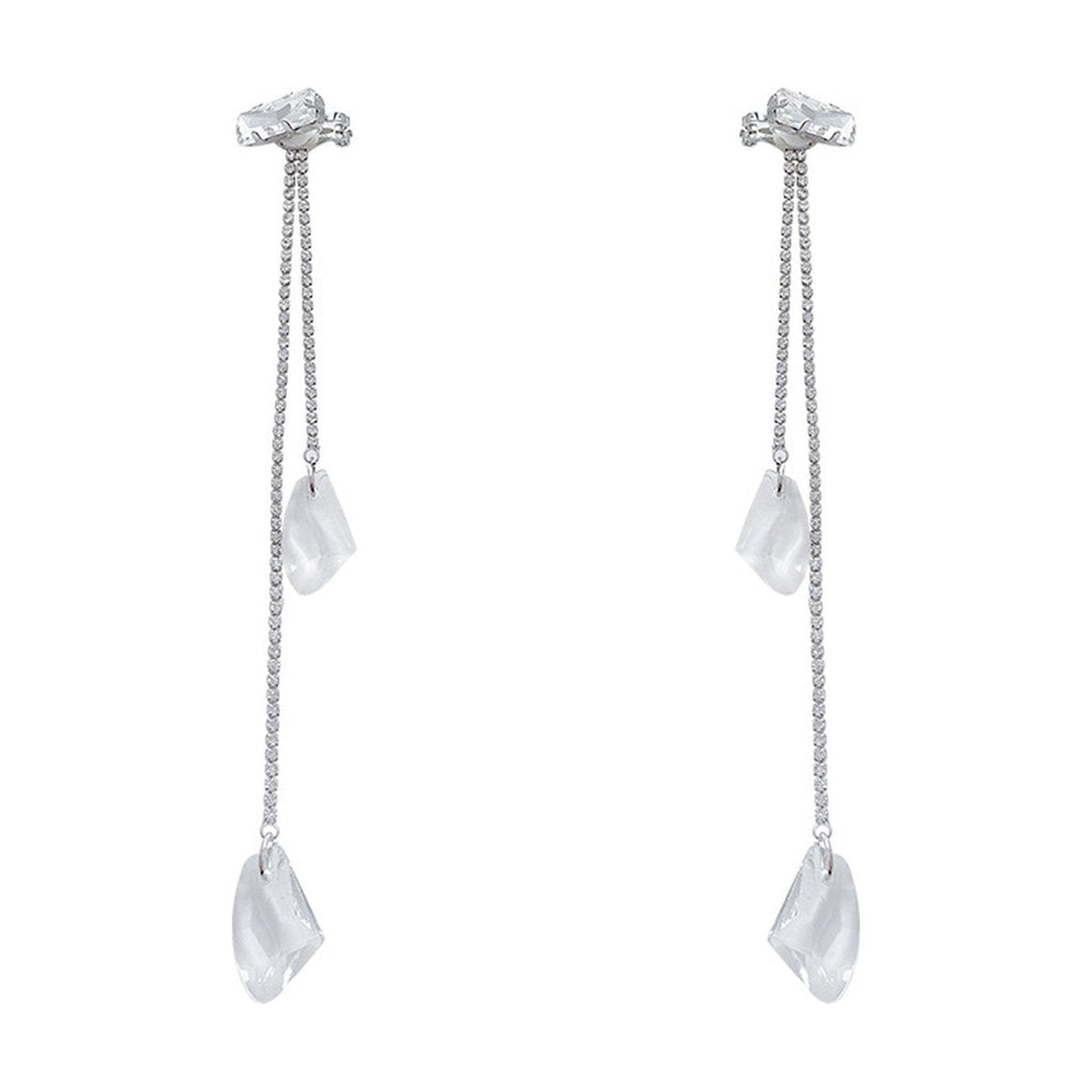 Crystal Tassel Ear Cuff