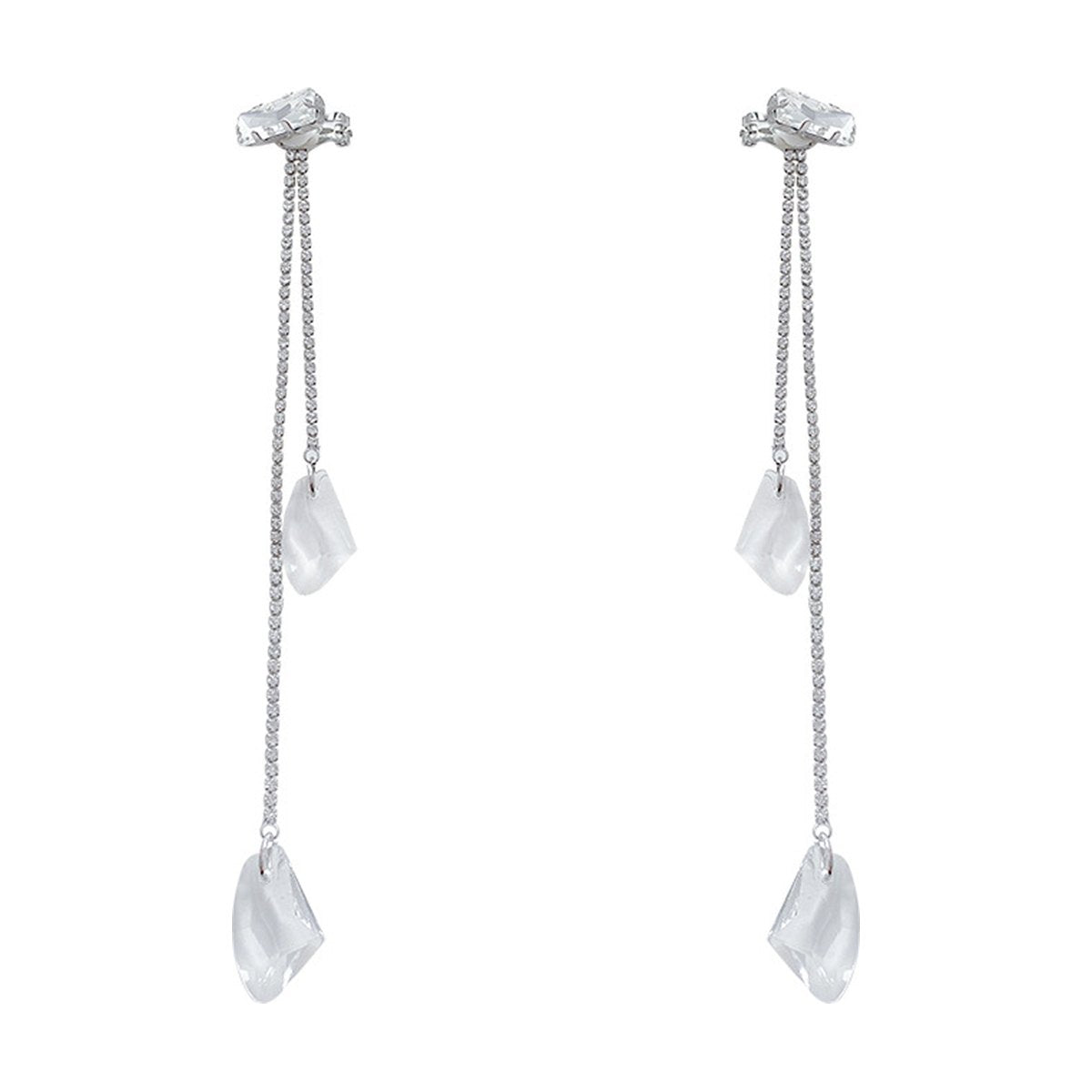 Crystal Tassel Ear Cuff