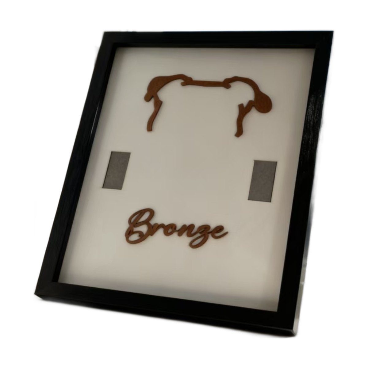 Custom Dog Memorial Collar Frame Wooden Silhouette