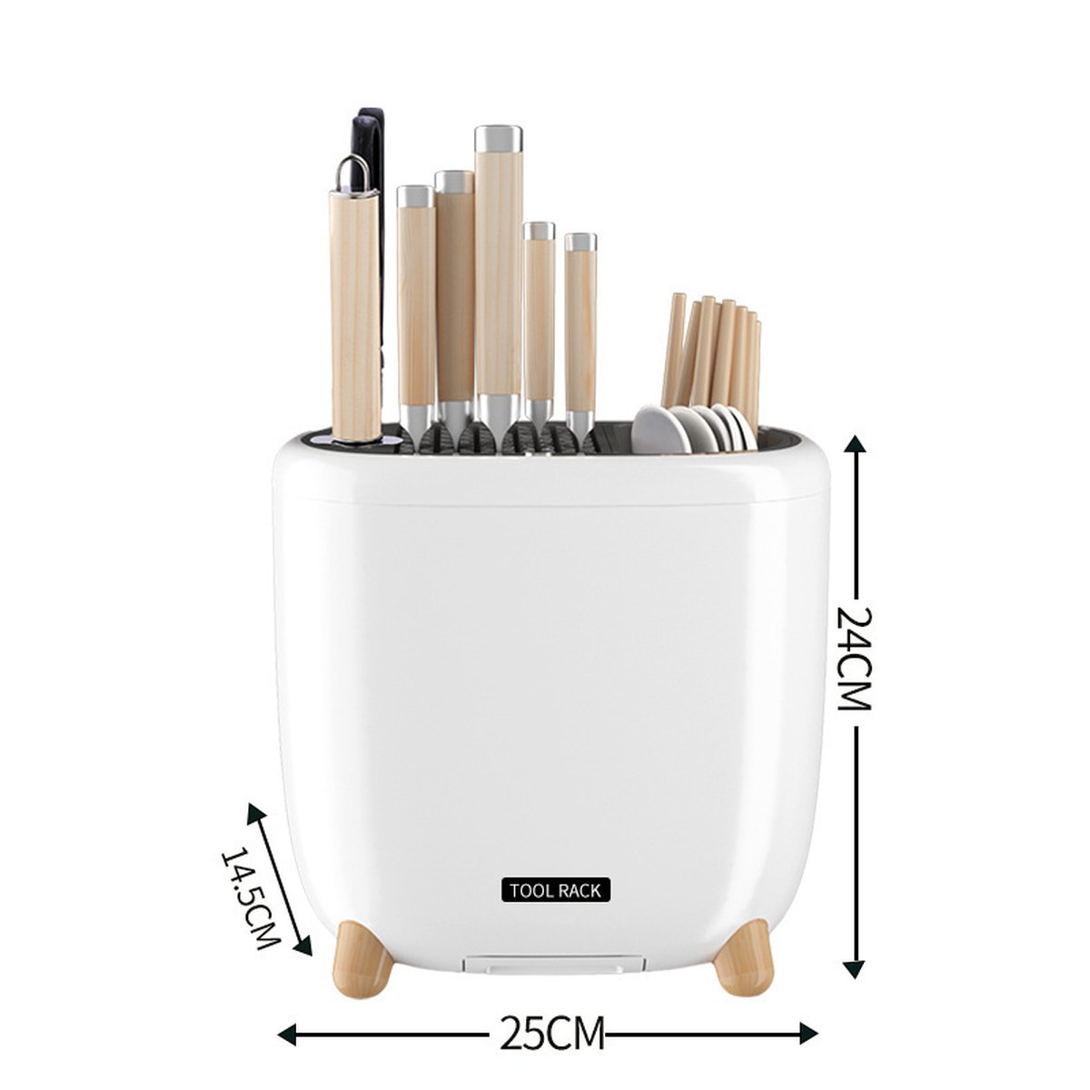 Cutlery Drying Rack with UV