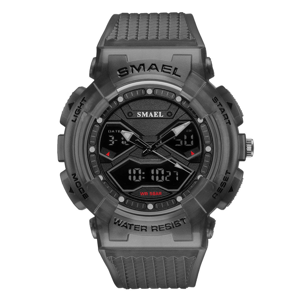 Double Display Digital Electronic Watch