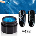 Nail Art Metal Brushed Glue Painting