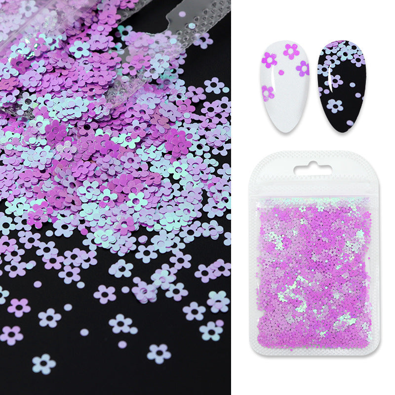 Butterfly Flower Nail Art Sequins Crystal Glue