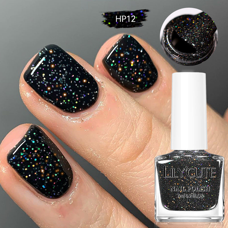 LILYCUTE Glitter Nail Polish – 12 Shades