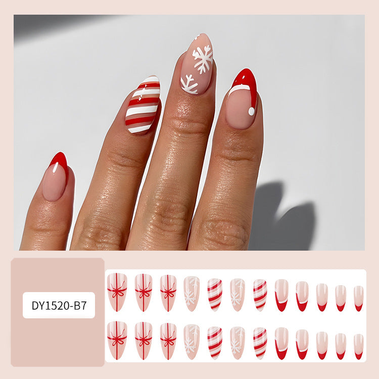 Christmas Press-On Nails (24 pcs)