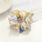 Pleated Color Tie Dye Large Intestine Ring