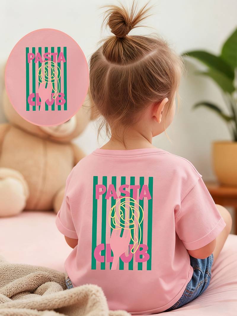 Rabbit-print Cartoon Kids T-shirt