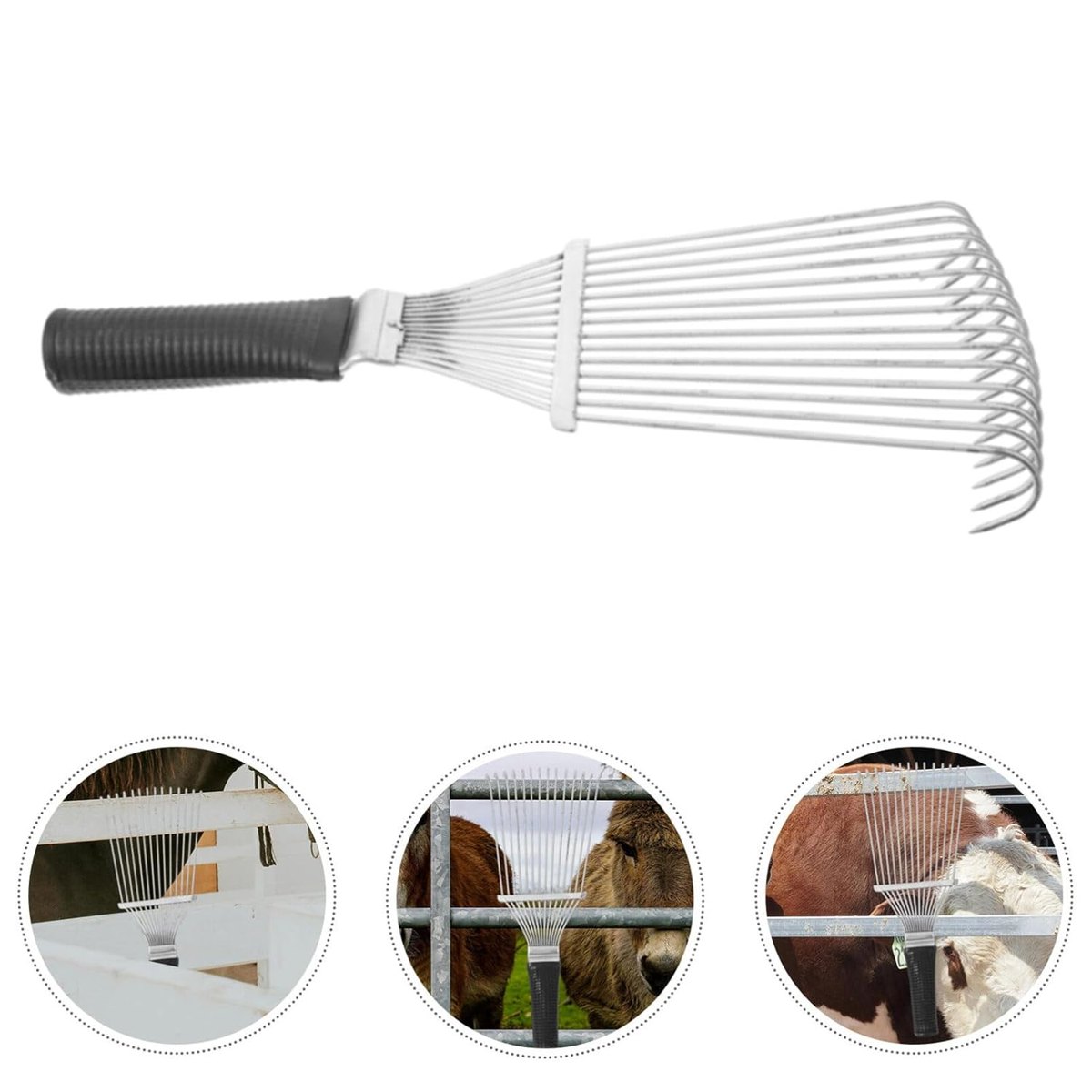 Dematting Brush Rake Comb Pet Grooming Hand