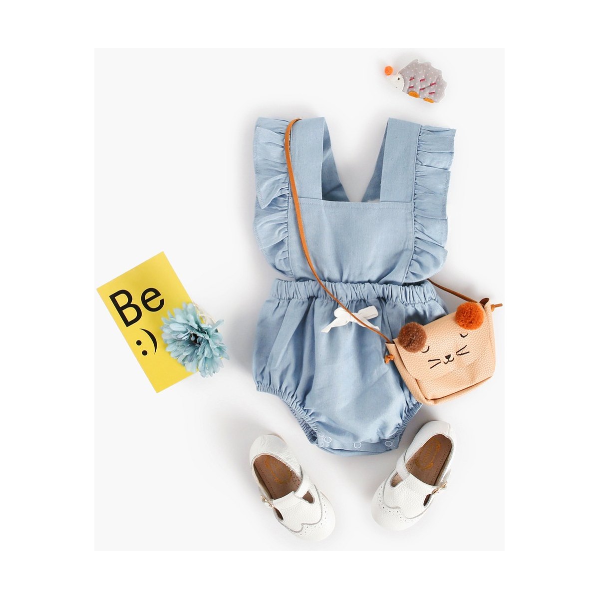 Denim Baby One-piece Bodysuits Romper