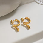 -design Stainless Steel Geometric Ear Cuff