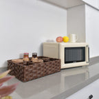 Desktop Bathroom Tissue Towel Storage Basket Bedroom