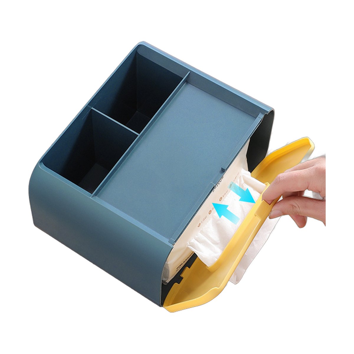 Desktop Tissue & Makeup Organizer