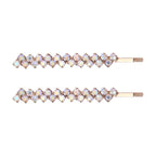 Diamond Claw Chain Hair Clip Bar Shaped
