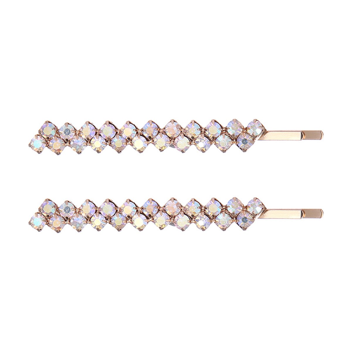 Diamond Claw Chain Hair Clip Bar Shaped