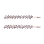 Diamond Claw Chain Hair Clip Bar Shaped