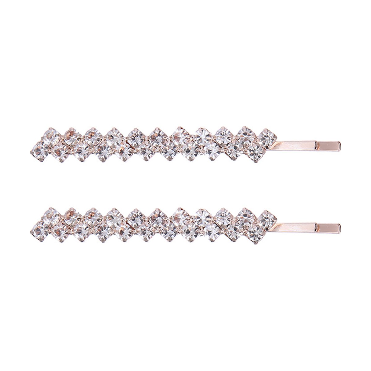 Diamond Claw Chain Hair Clip Bar Shaped