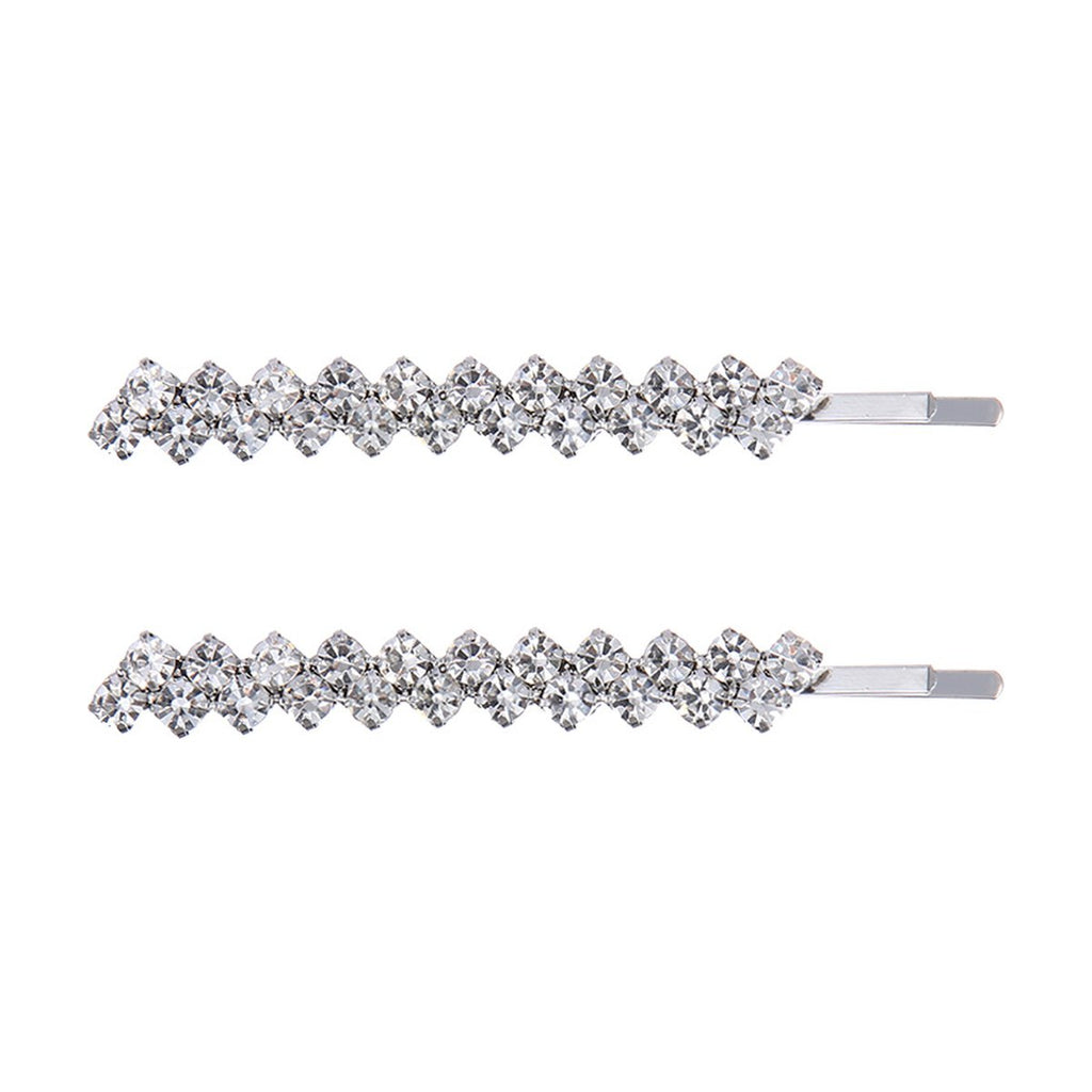 Diamond Claw Chain Hair Clip Bar Shaped