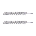 Diamond Claw Chain Hair Clip Bar Shaped