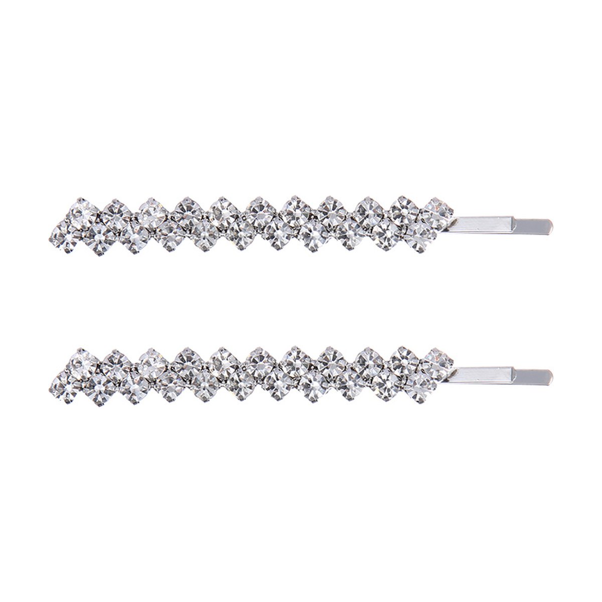 Diamond Claw Chain Hair Clip Bar Shaped