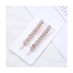 Diamond Claw Chain Hair Clip Bar Shaped