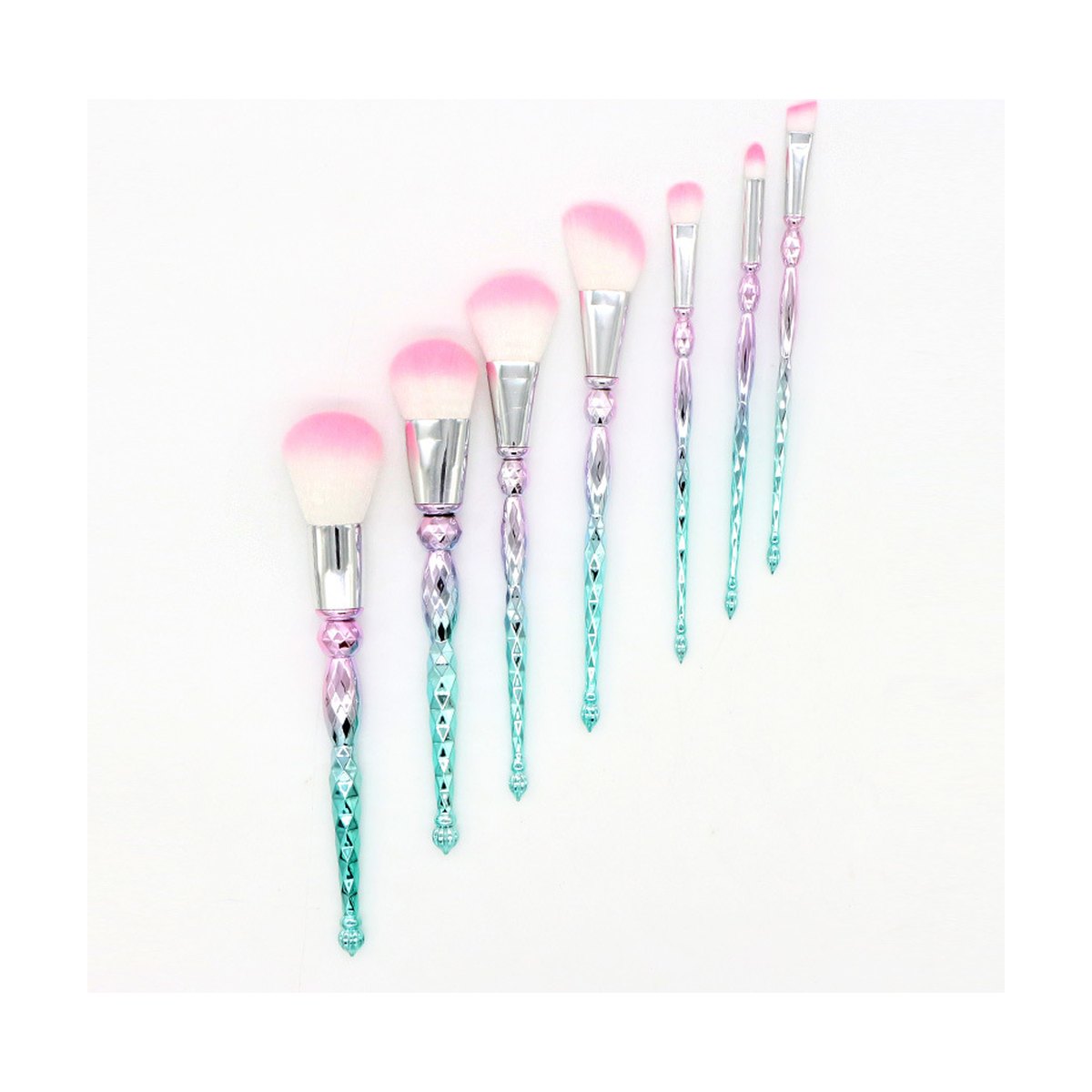 Diamond Makeup Brush Set