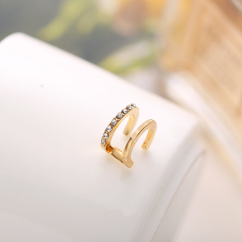 Diamond U-shaped Ear Cuff
